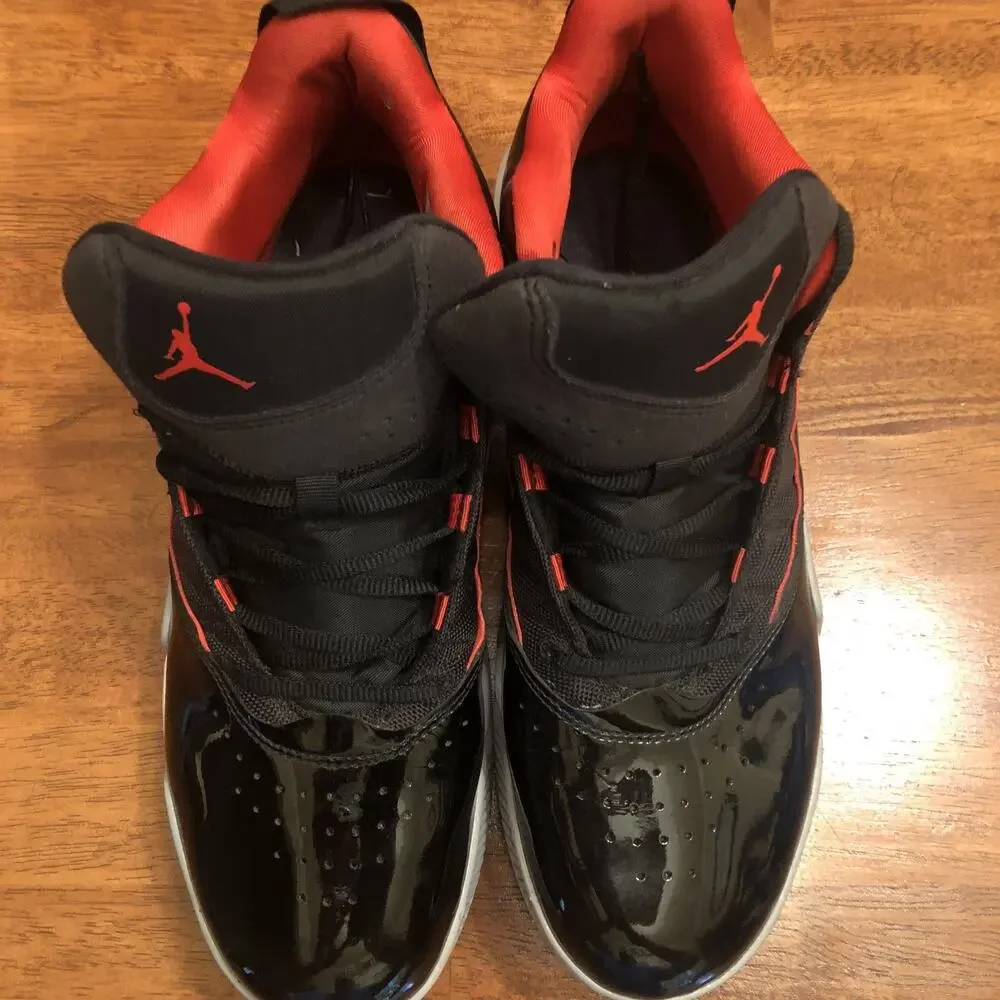 Nike Air Jordan Stay Loyal Men's Sneakers Black/Chile Red/White, Size 11 DB2884